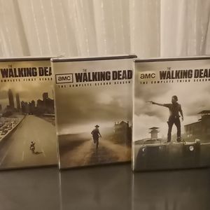 The walking dead seasons 1,2,3 (never opened)